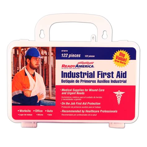 Industrial First Aid Kit 122 Piece Ready America Inc