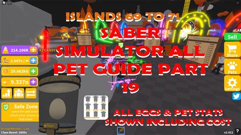Saber Simulator All Pet Guide Part All Pets From Island To Island