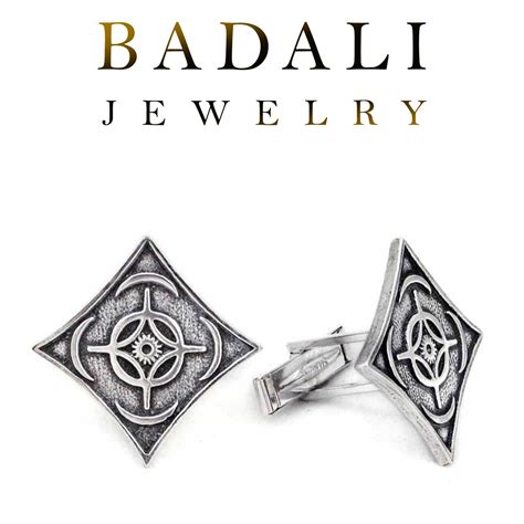Cosmere Symbol Cufflinks Brandon Sanderson Badali Jewelry Vial