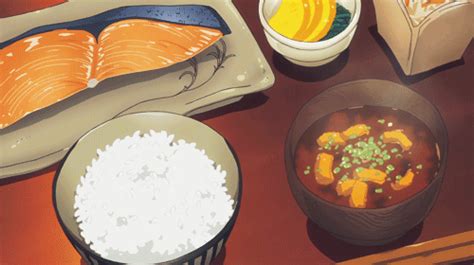 You could just send a food gif images, cards from this page. Anime food gif 6 » GIF Images Download