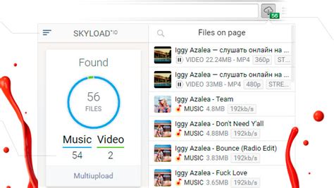Todos los elementos se incorporan bien en el. Skyload, la mejor extensión para descargar audio y vídeo ...