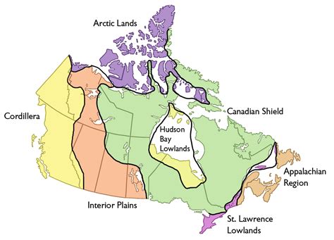 Physiographic Regions The Canadian Encyclopedia