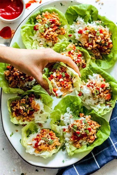 Easy Chicken Lettuce Wraps Recipe