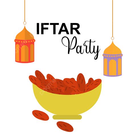 Ramadan Iftar Party Vector Hd Images Vector Iftar Party Design