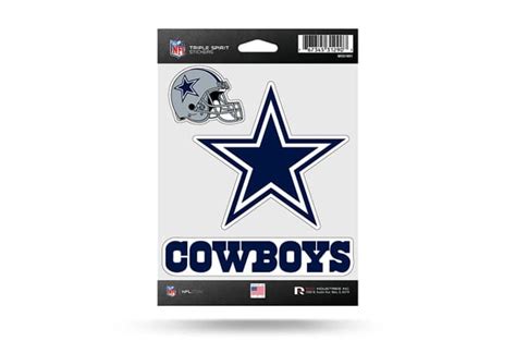 Nfl Football Dallas Cowboys Window Decal Sticker Set Officially