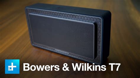 Bowers And Wilkins T7 Bluetooth Speaker Hands On Youtube