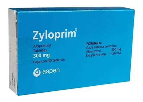 Zyloprim 300mg Tabletas Con 30alopurinol Envío Gratis