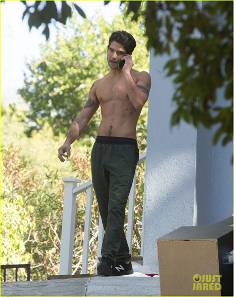 tyler posey goes shirtless as he works on his motorcycle photo 3805035 shirtless photos