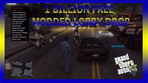 Gta 5 online giving myself lots of money using a gta 5 online mod menu 2 weeks later, did i get banned? GTA 5 ONLINE MODS - 1 BILLION MODDED LOBBY DROP |(FREE MONEY) (PS3,PS4,XBOX ONE,XBOX 360,PC ...