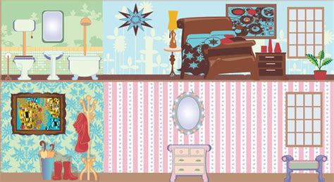 Dollhouse Wall 3 Wall Mural Contemporary Wallpaper By Murals