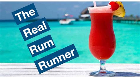 76 The Real Rum Runners Cocktail Youtube