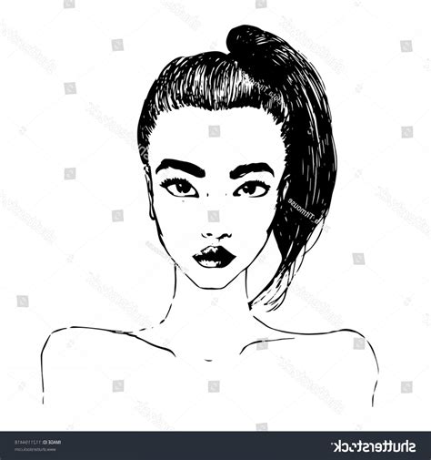 Ponytail Vector At Collection Of Ponytail Vector Free