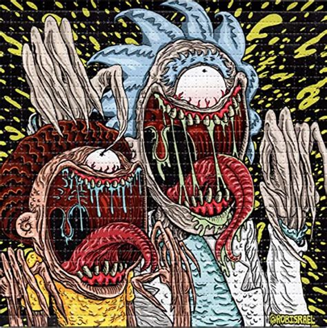 Monster Mouth Rick And Morty By Rob Israel Limited Edition