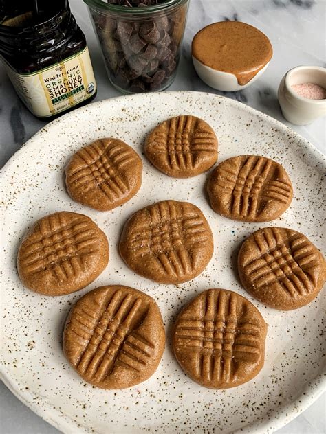 Easy 3 Ingredient No Bake Peanut Butter Cookies Aria Art