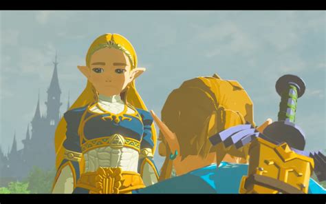 Princess Zelda Blue Dress Breath Of The Wild Legend Of Zelda Breath