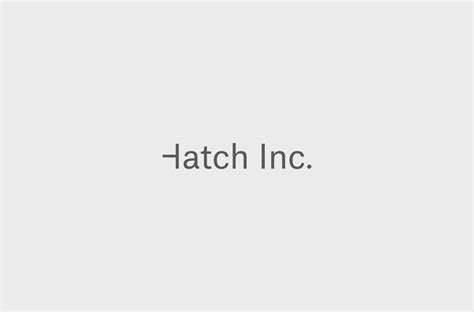 Hatch Inc. Logotype Design www.hatchinc.co | Logotype design, Corporate stationery, Logo design