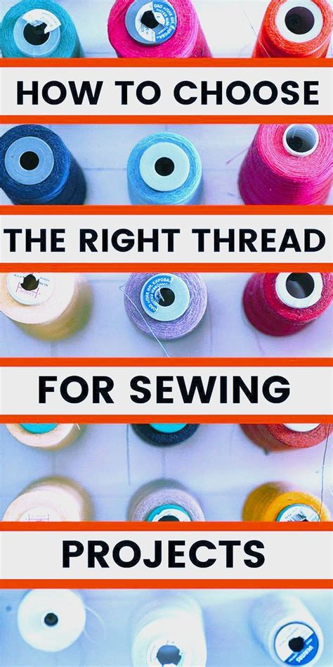 Sewing Thread Types And Uses Sewing Machine Thread Sewing Thread