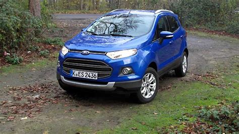 Ford Ecosport Neues Mini SUV Im Ersten Fahrbericht