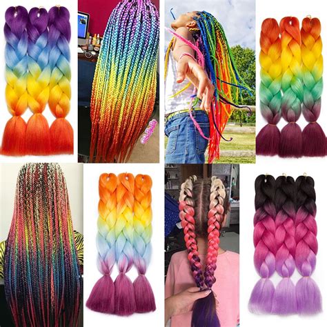 Buy Benehair Jumbo Braiding Hair Extensions 24 Afro Box Braids Crochet