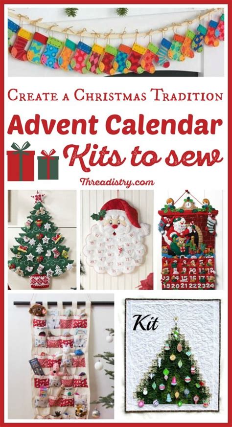 Craft A Christmas Heirloom Advent Calendar Kits To Sew 2023 Advent