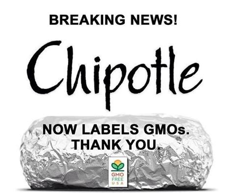 Chipotle Becomes First Us Restaurant Chain To Voluntarily Label Gmos
