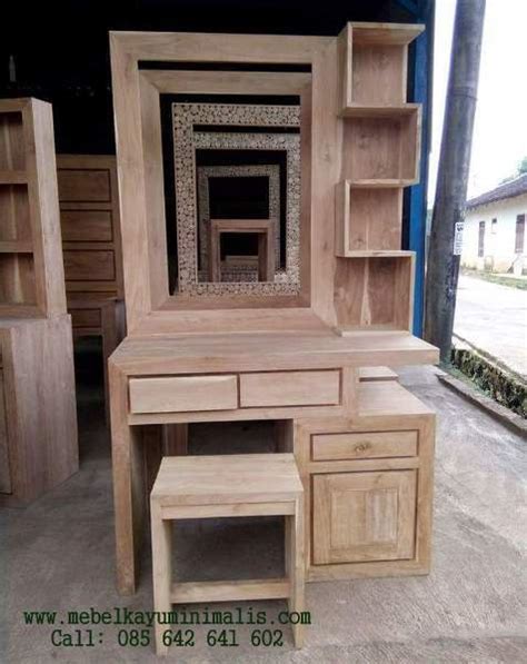 Buruan order sekarang juga produk tolet minimalis harga premium kualitas terbaik, lihat katalog gambar meja rias jati produk di atas untuk detailnya. Meja Rias Minimalis Jati Jepara MURAH | Mebel Kayu Minimalis
