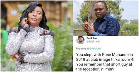 Rose Muhando Responds To Claims She Was Intimate With Blogger Abraham