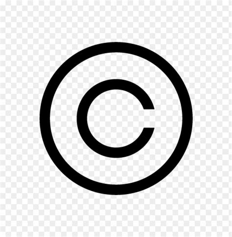 Copyright Symbol Vector Free Download 468614 Toppng