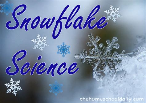 Snowflake Science Unit The Homeschool Daily