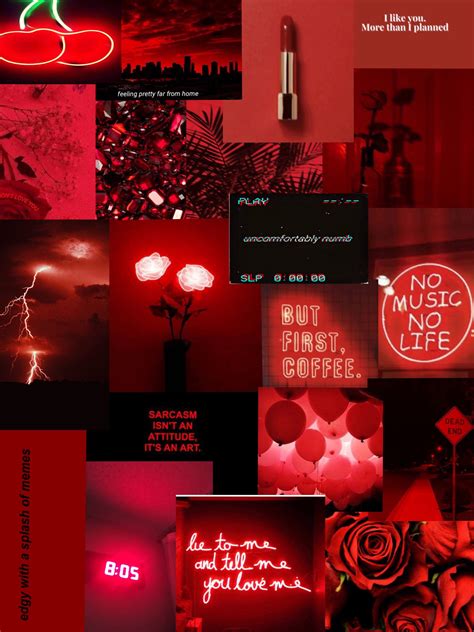 Download 20leahmarie07 Red Aesthetic Wallpaper Dark By Andreahart