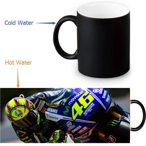 Valentino Rossi Mugs Coffee Mug Heat Reveal Cup Cold Hot