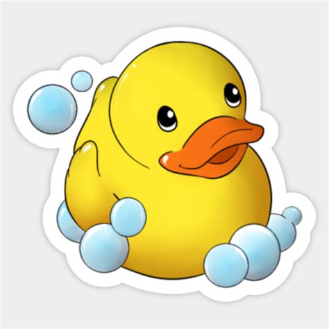 Rubber Duckie Youre The One Rubber Ducky Sticker Teepublic