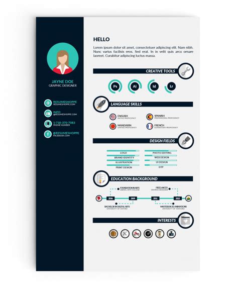 For creating statistical analysis on powerpoint, infographics powerpoint slides templates play an important role. 31+ Infographic Resume Templates Download Free & Premium