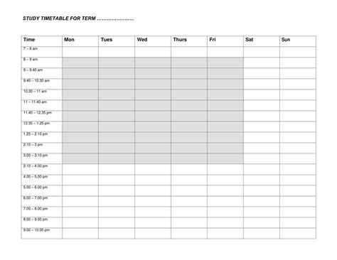 Free Printable Time Study Templates Pdf Word Ppt For Employees