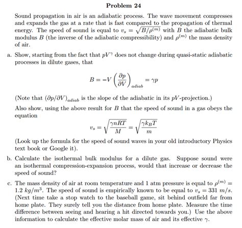 Solved Thermal Physics Please Answer Part C Only A And B