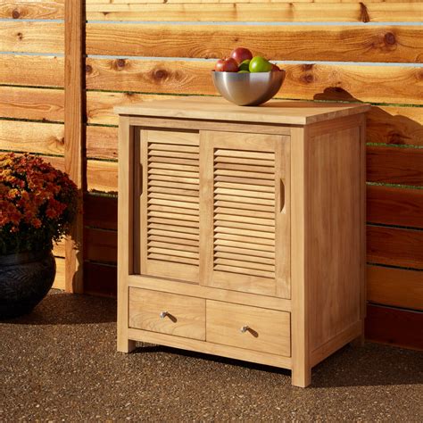 Check out our kitchen cabinets selection for the very best in unique or custom, handmade pieces from our storage & organization shops. 72" Touraine Teak Outdoor Kitchen Cabinet - Outdoor