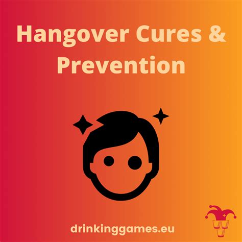 Hangover Cures And Prevention For Parties With Drinking Games
