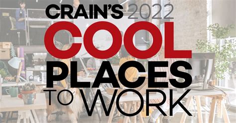 cool places to work 2022 register now crain s detroit business