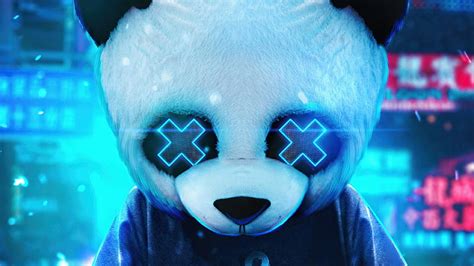 Panda Guy Panda Mask Artist Artwork Digital Art Hd Wallpaper Peakpx