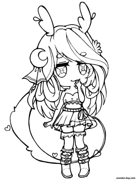 Gacha Life Coloring Pages Tomboy Coloring Pages