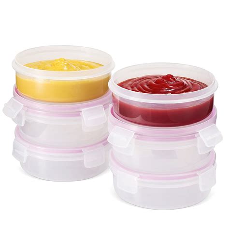 Komax Biokips Food Storage Small Round Snack And Dip Soup Container