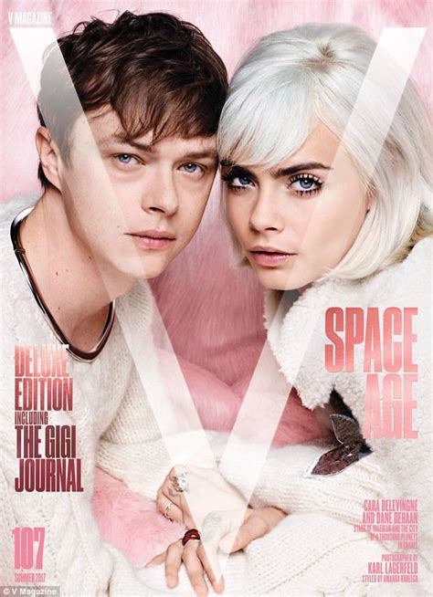 Cara Delevingne And Dane Dehaan Pose For V Magazine Cover Daily Mail