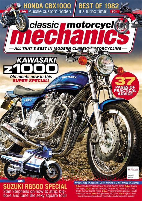 Classic Motorcycle Mechanics Magazine July 2017 Back Issue