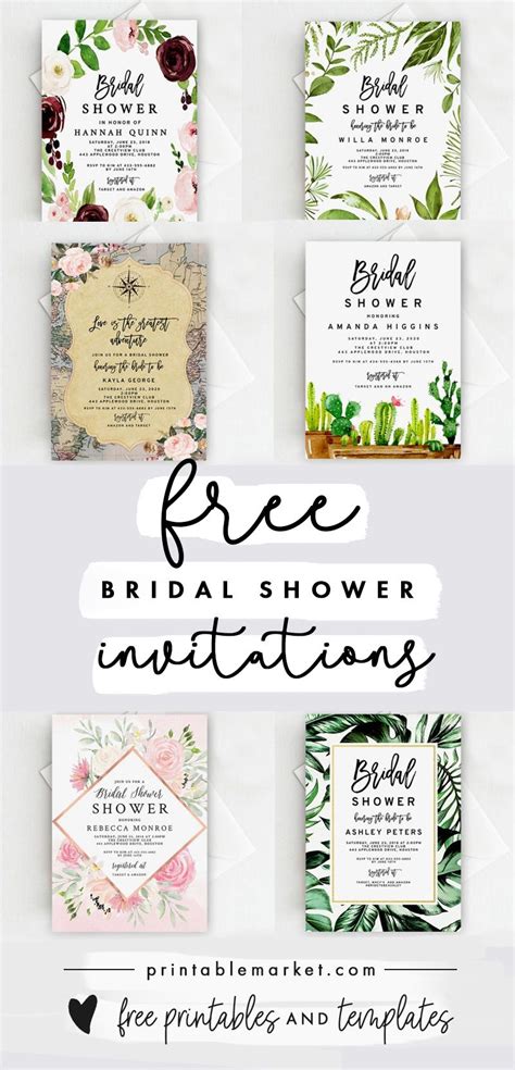 Bridal Shower Invitation Wording Free Bridal Shower Invitations Free