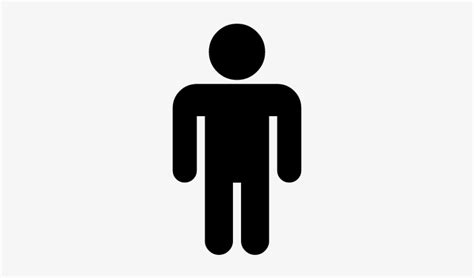 Man Standing Black Silhouette Vector Silueta Persona En Negro