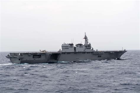 Japenese Izumo Class Helicopter Destroyer Converted To Aircraft