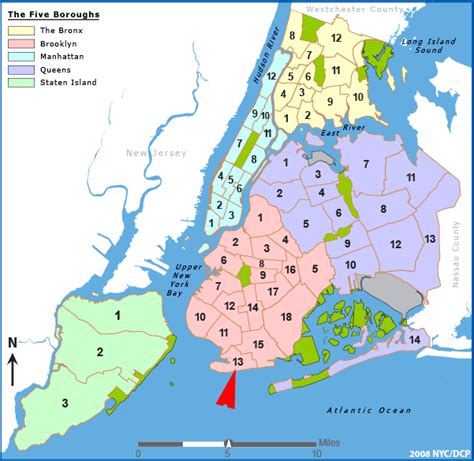 Maps Brooklyn Community Board 13