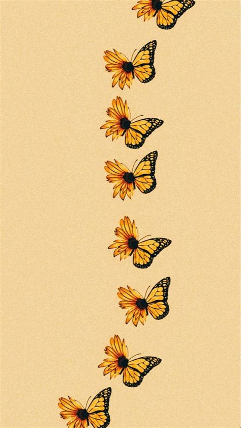 Download Butterflies And Sunflowers Wallpaper