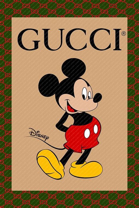 Gucci Mickey Mouse Posterinstant Digital Gucci Gucci Kids Hd Phone
