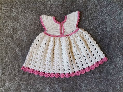 The White Princess Crochet Baby Dress Free Pattern Soukaina
